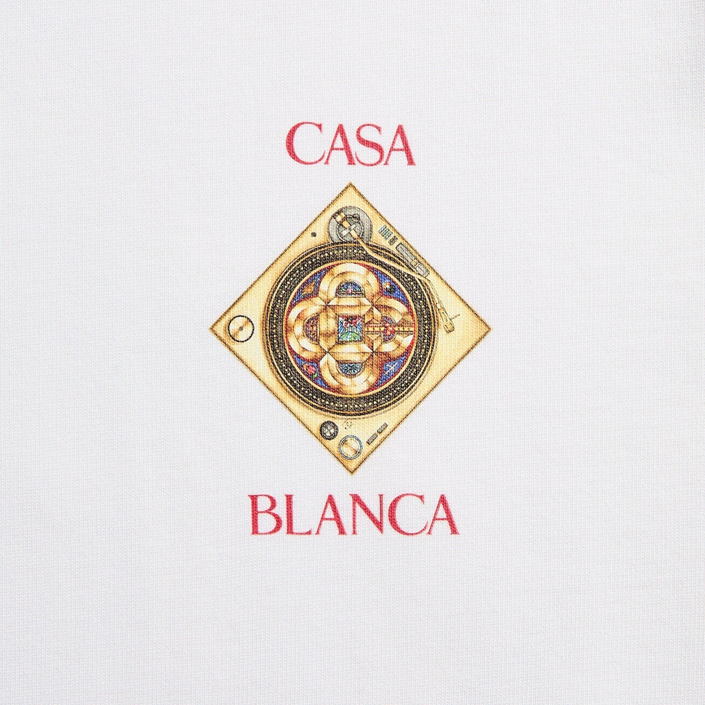 Casablanca Plafond Orne De Musique Short Sleeve Tee - White