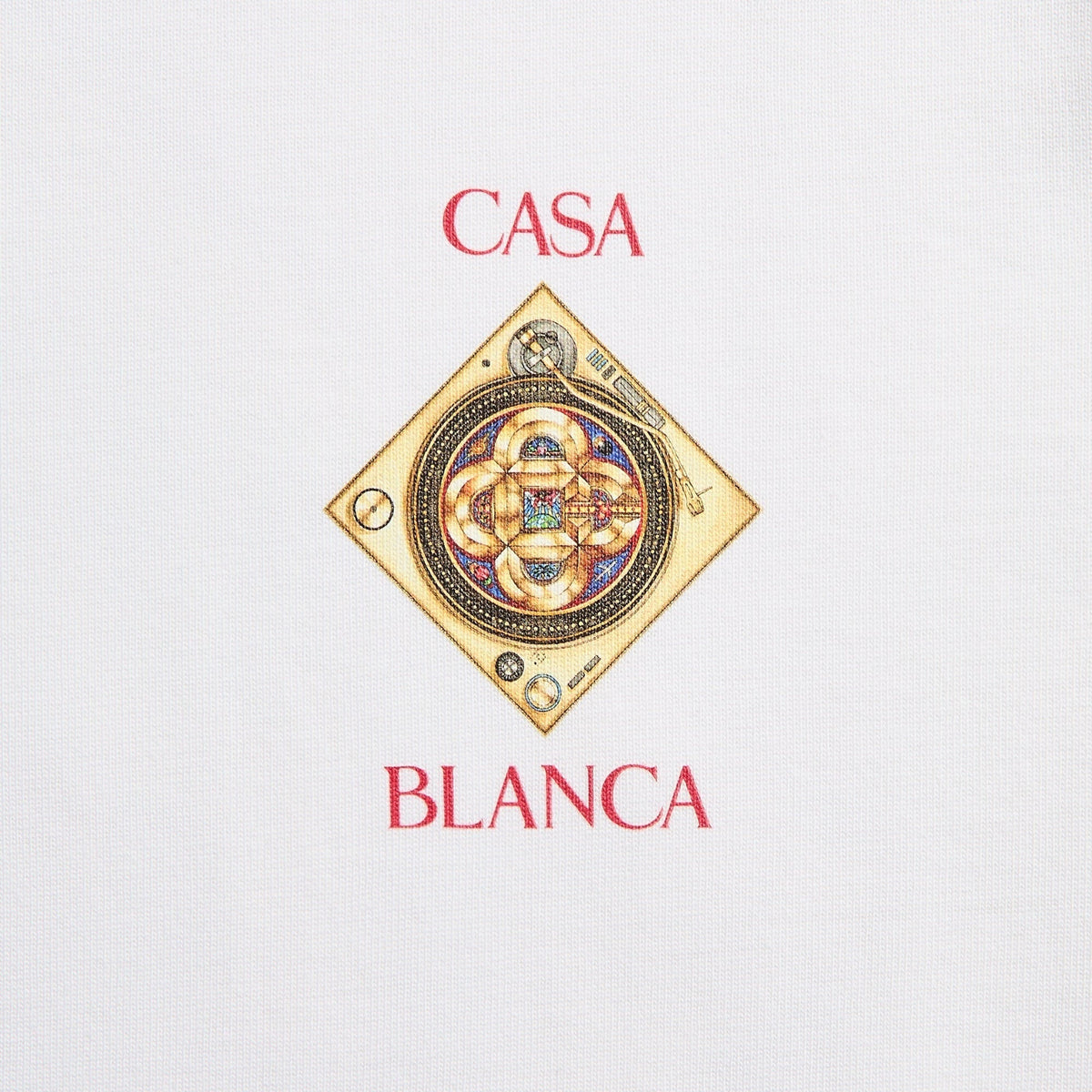 Casablanca Plafond Orne De Musique Short Sleeve Tee - White