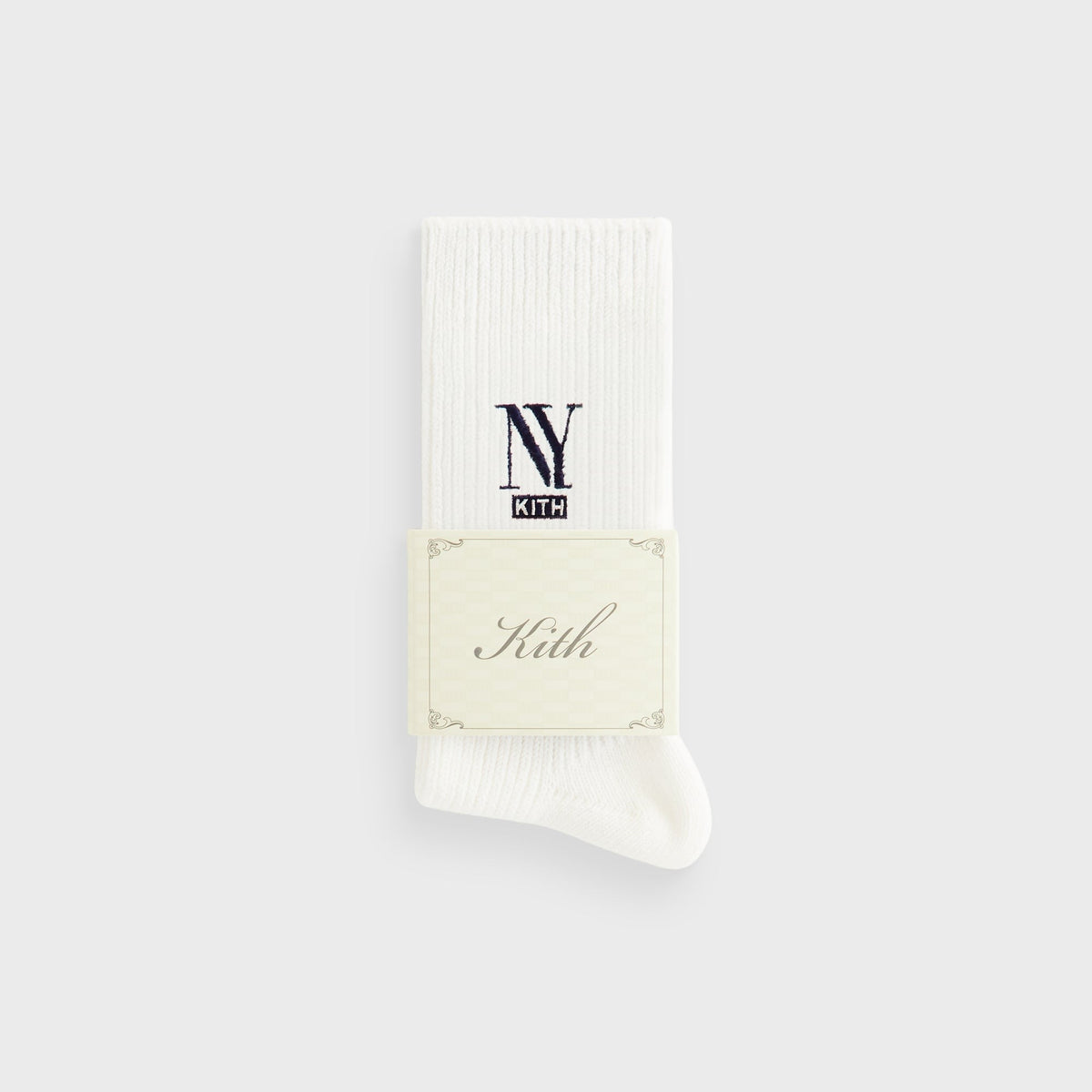 Kith NY Cotton Slouchy Crew Socks - Silk