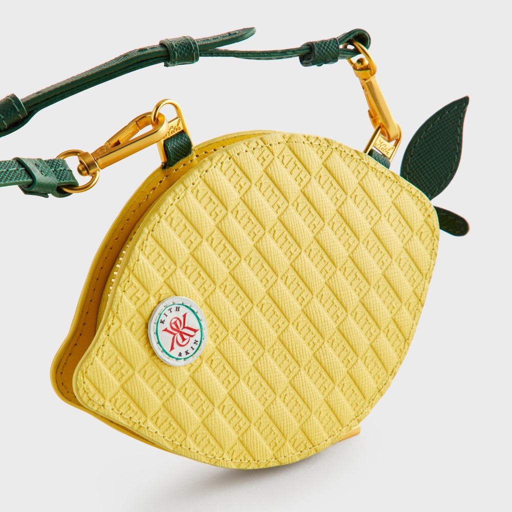 Kith Women Leather Lemon Pouch - Spritz