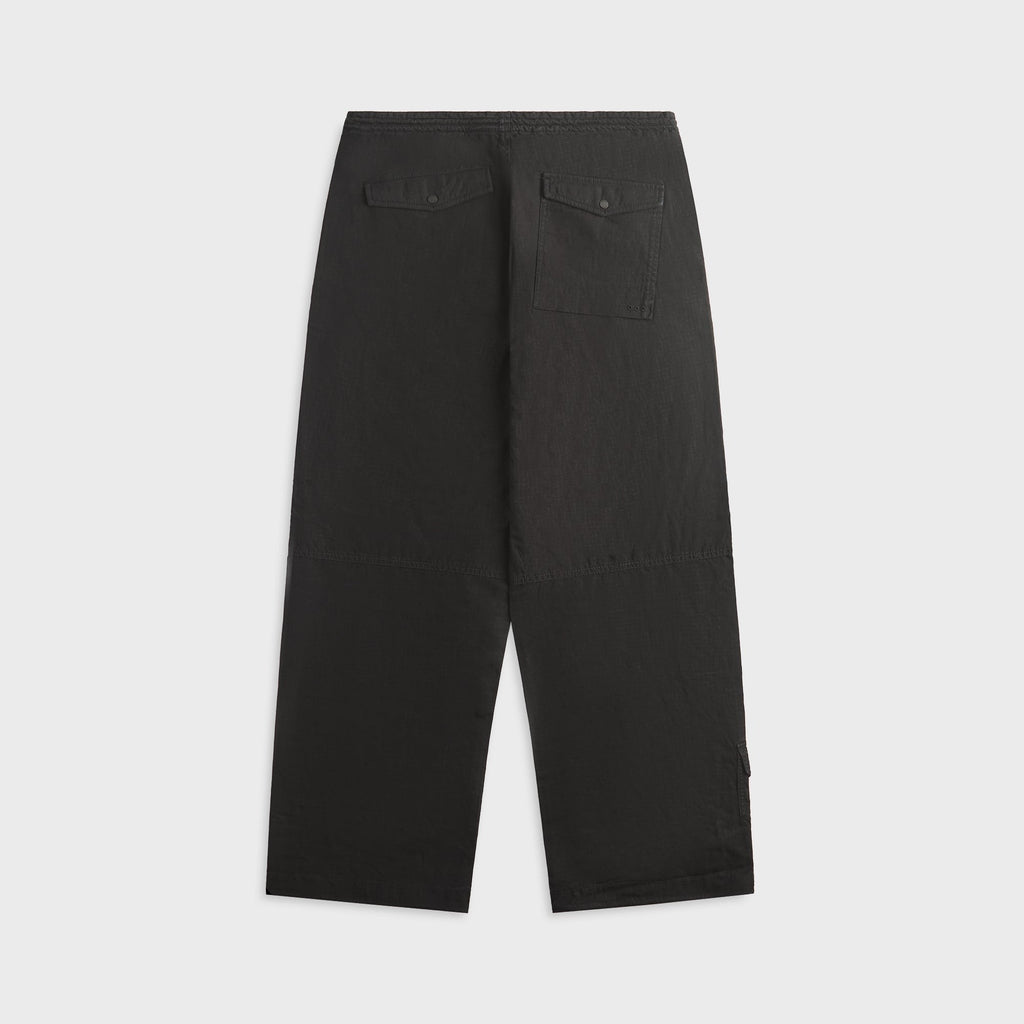 Maharishi 7218 Hemp Ripstop Loose Fit Snopant - Black