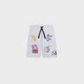 Kith Kids Logo Nelson Short - Light Heather Grey