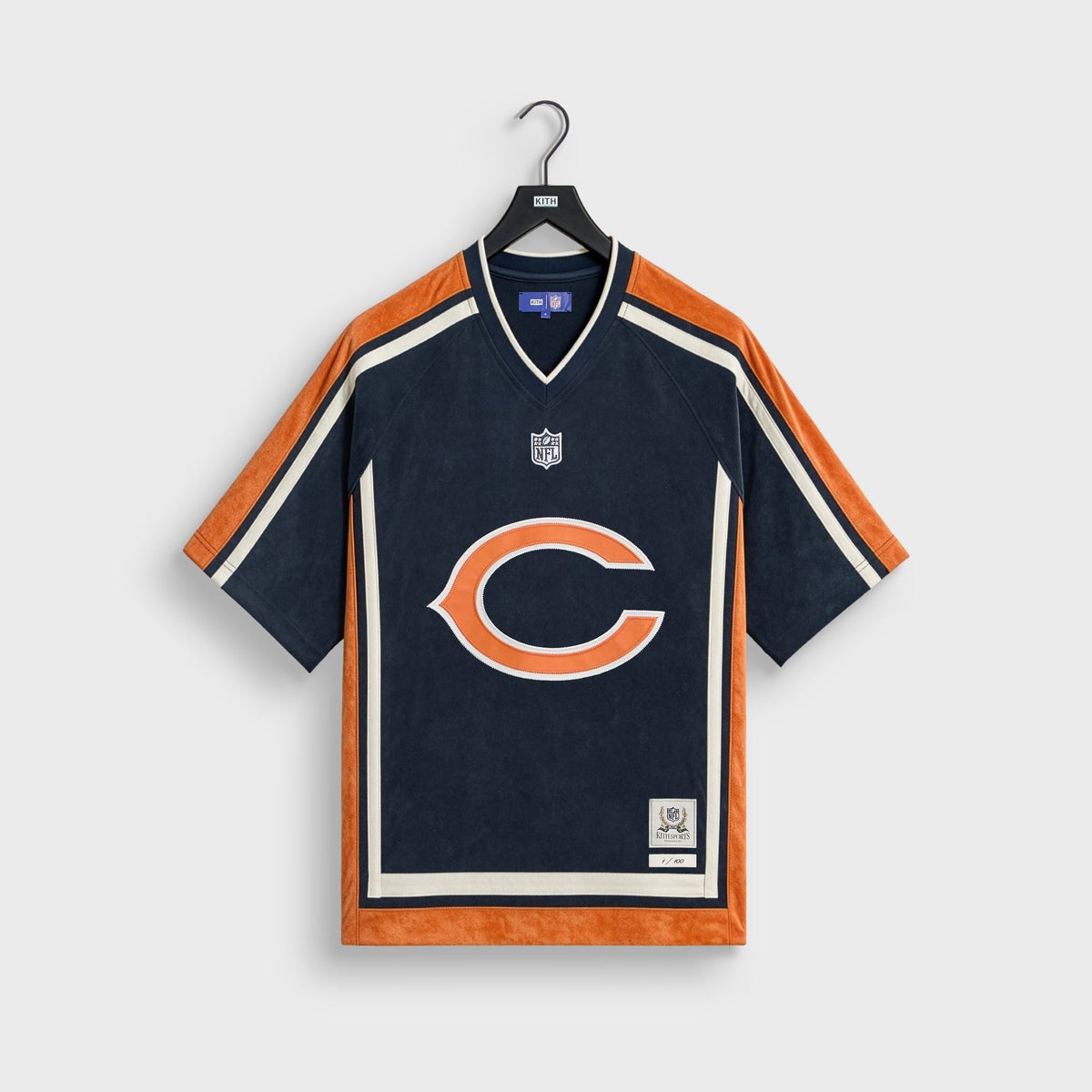 Kith & the NFL for the Chicago Bears Leon Shirt - Nocturnal