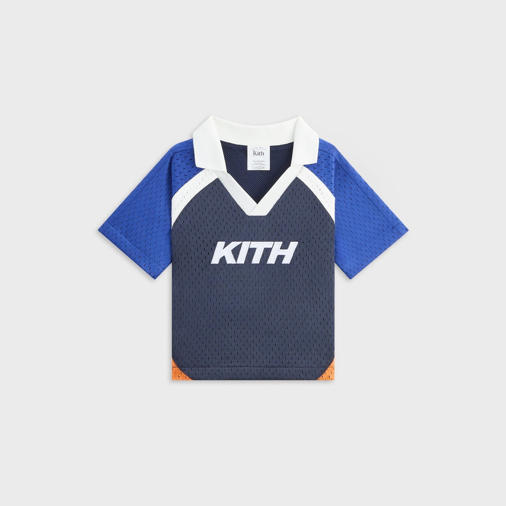 Kith Baby Soccer Polo Mesh Shirt - Nocturnal