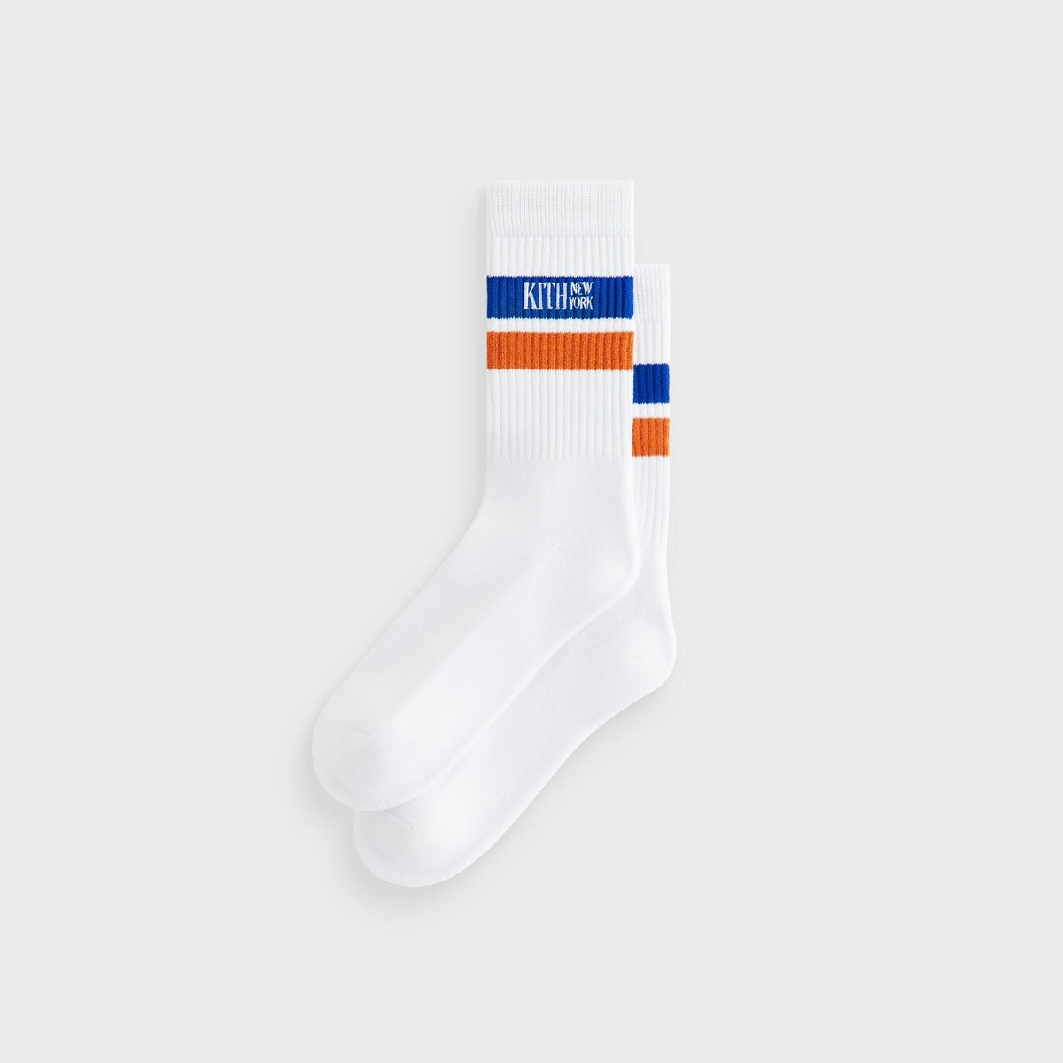 Kith Calf Stripe Socks - White