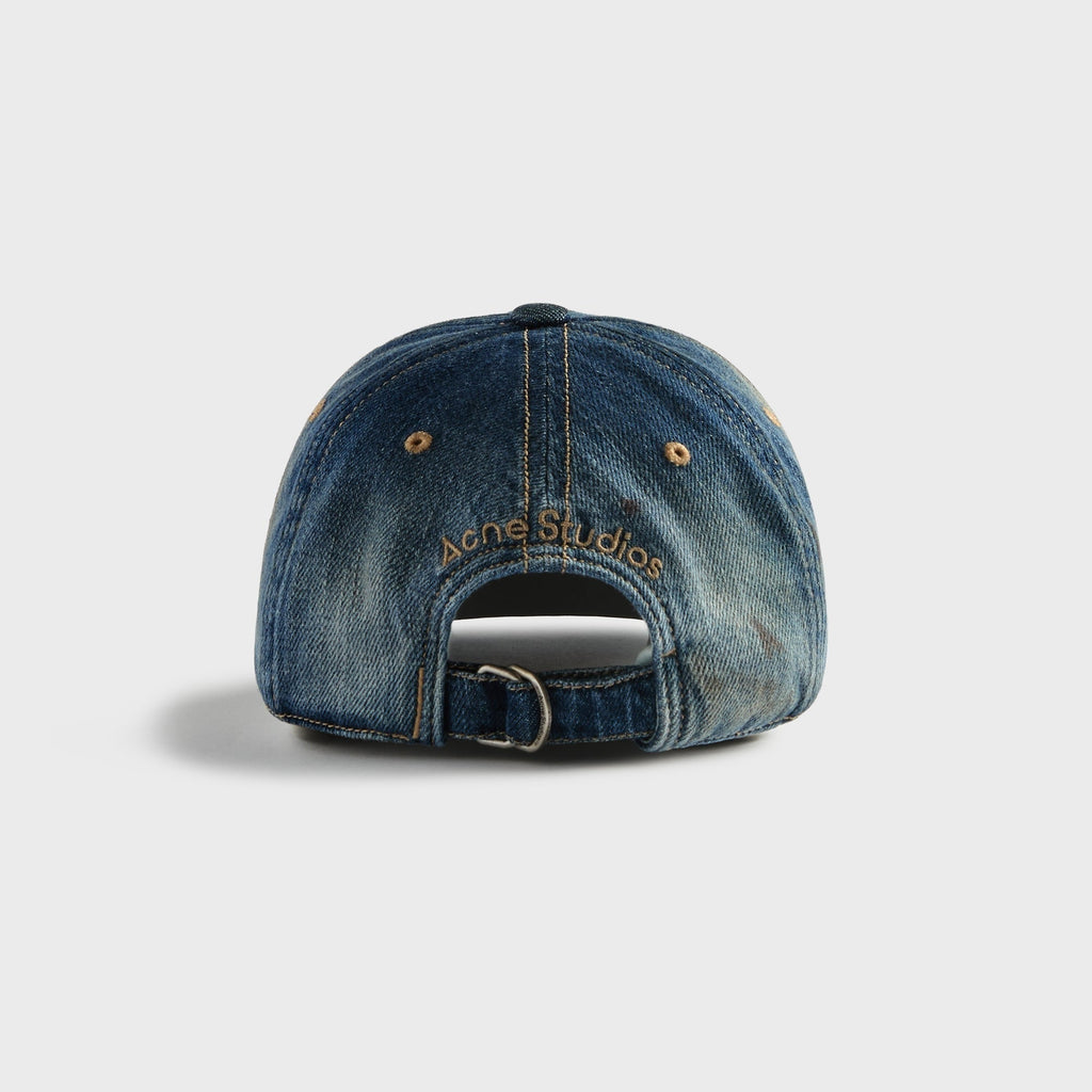 Acne Studios Embroidered Logo Cap - Mid Blue
