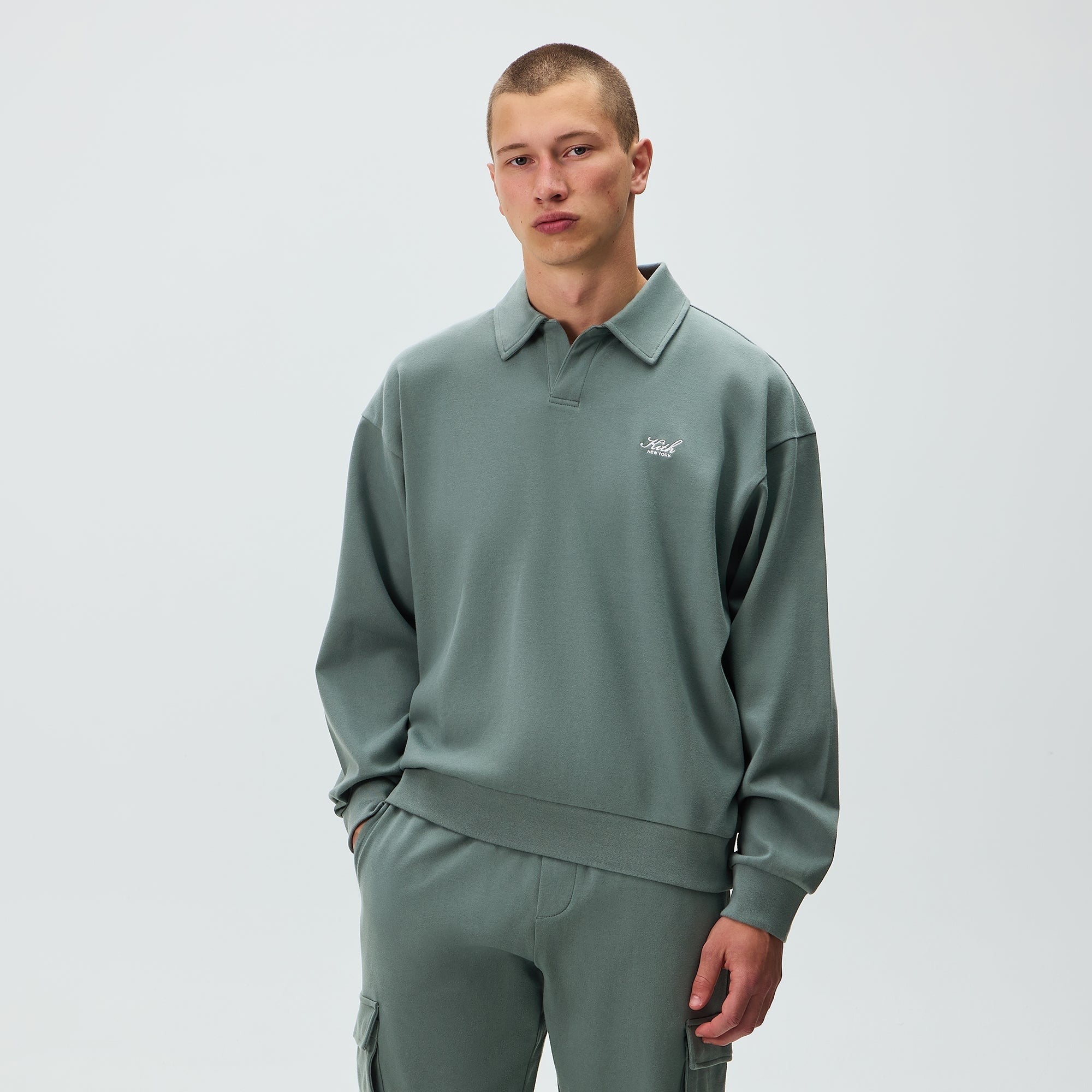 Kith Interlock Nelson Rugby Pullover - Court
