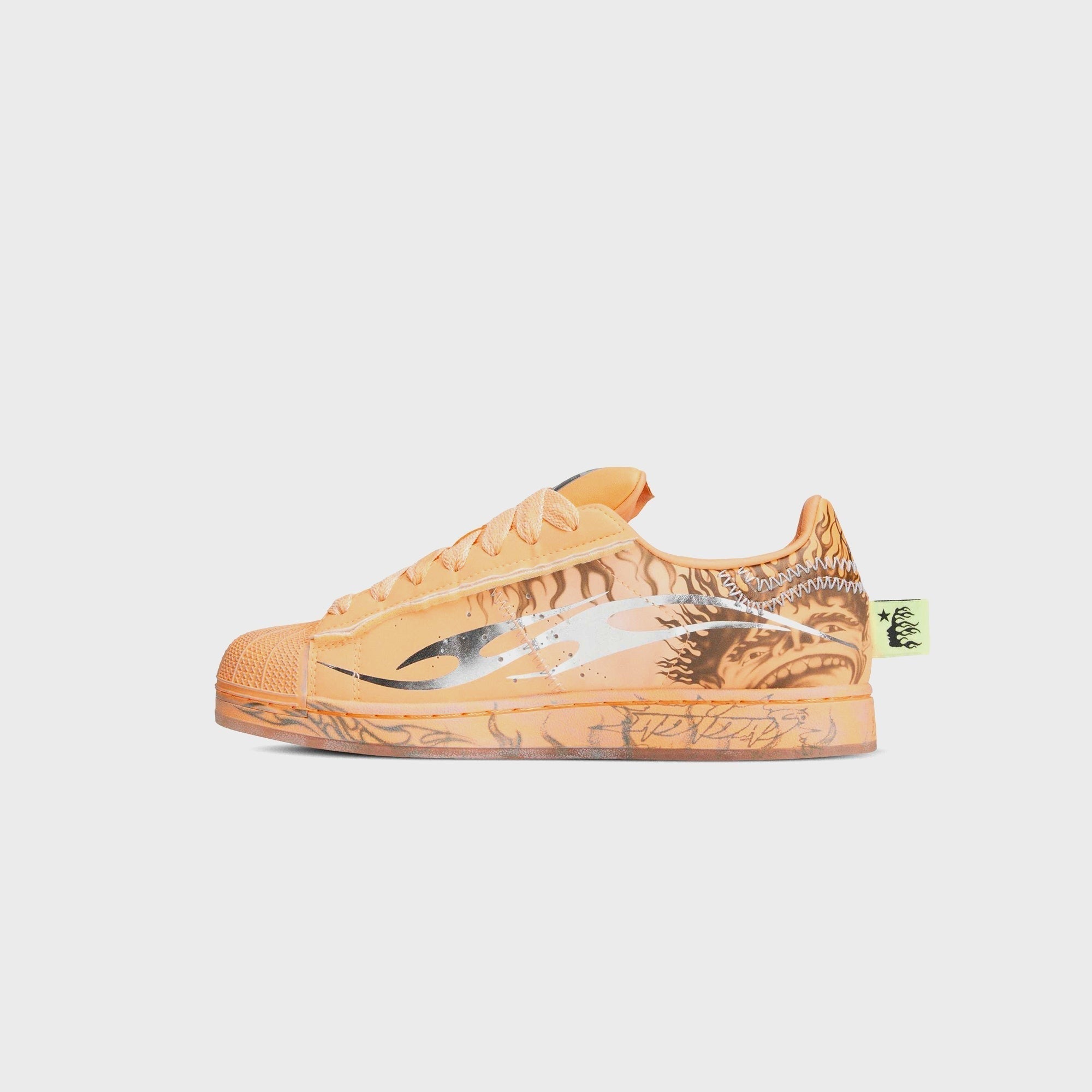 adidas x HELLSTAR Superstar II - Hazy Orange / Silver Metallic / Core Black