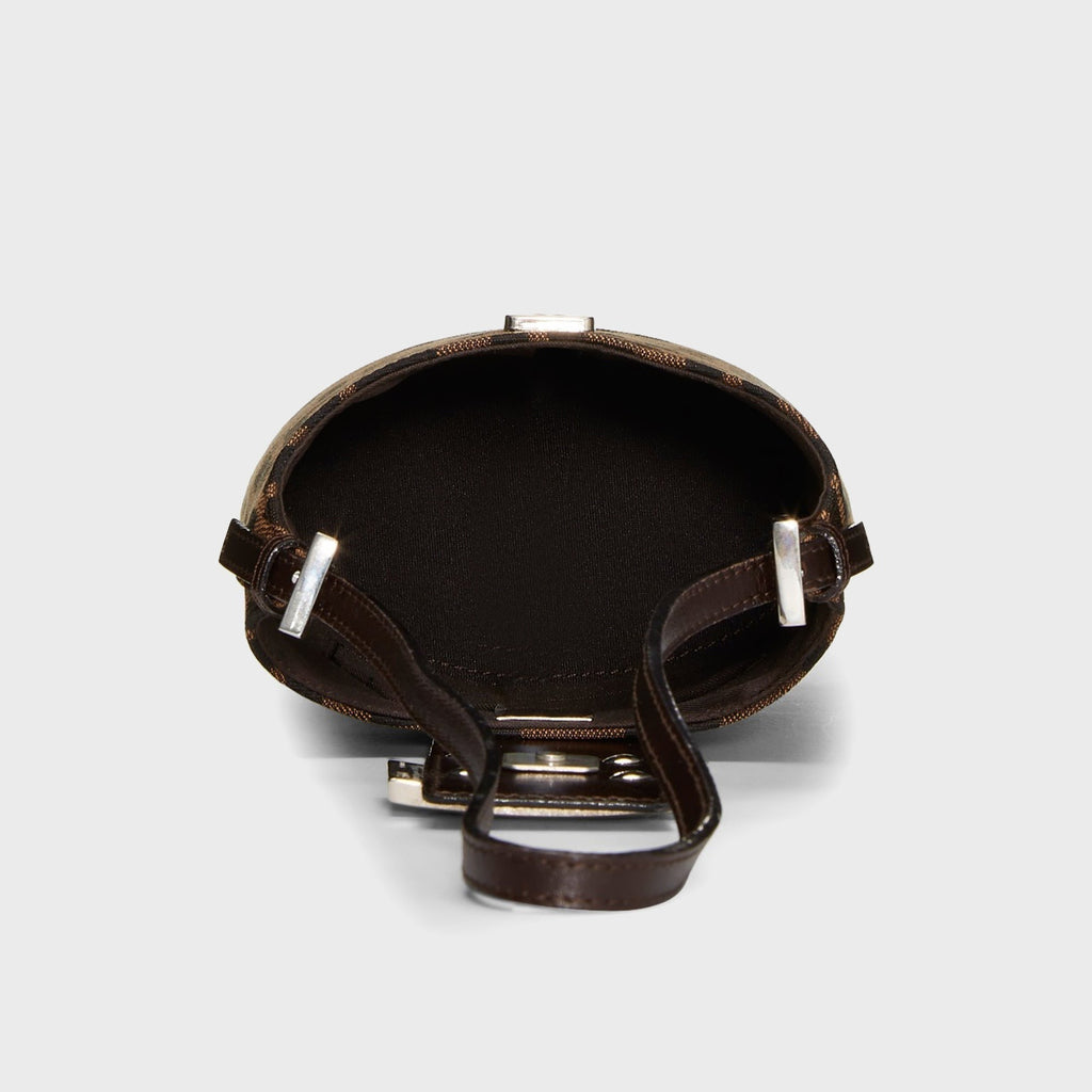 WGACA Fendi Zucca Bucket Mini Bag - Brown