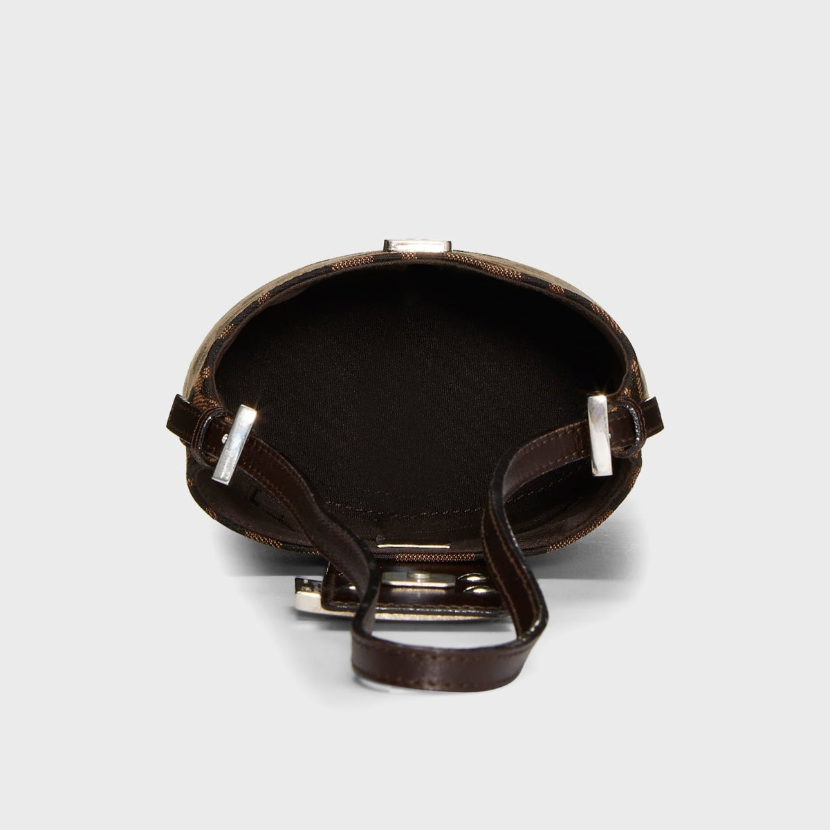 WGACA Fendi Zucca Bucket Mini Bag - Brown