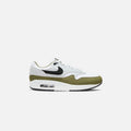 Nike Air Max 1 - White / Black / Pure Platinum / Medium Olive