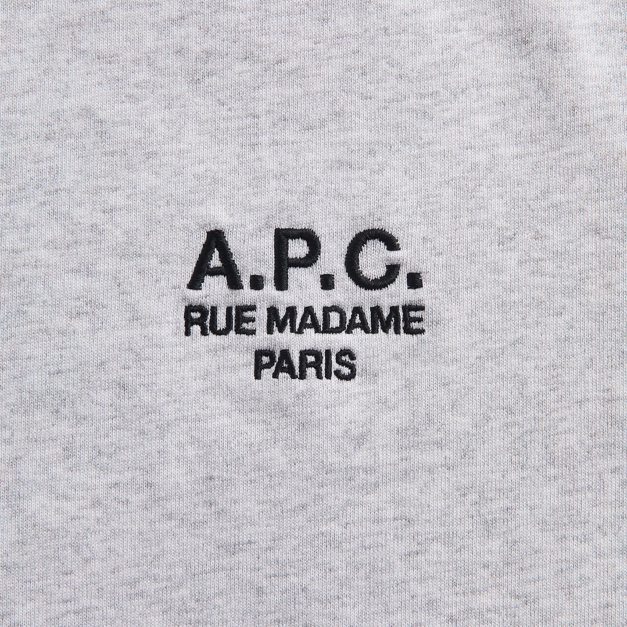 A.P.C. Standard Rue Madame Tee - Light Heather Gray