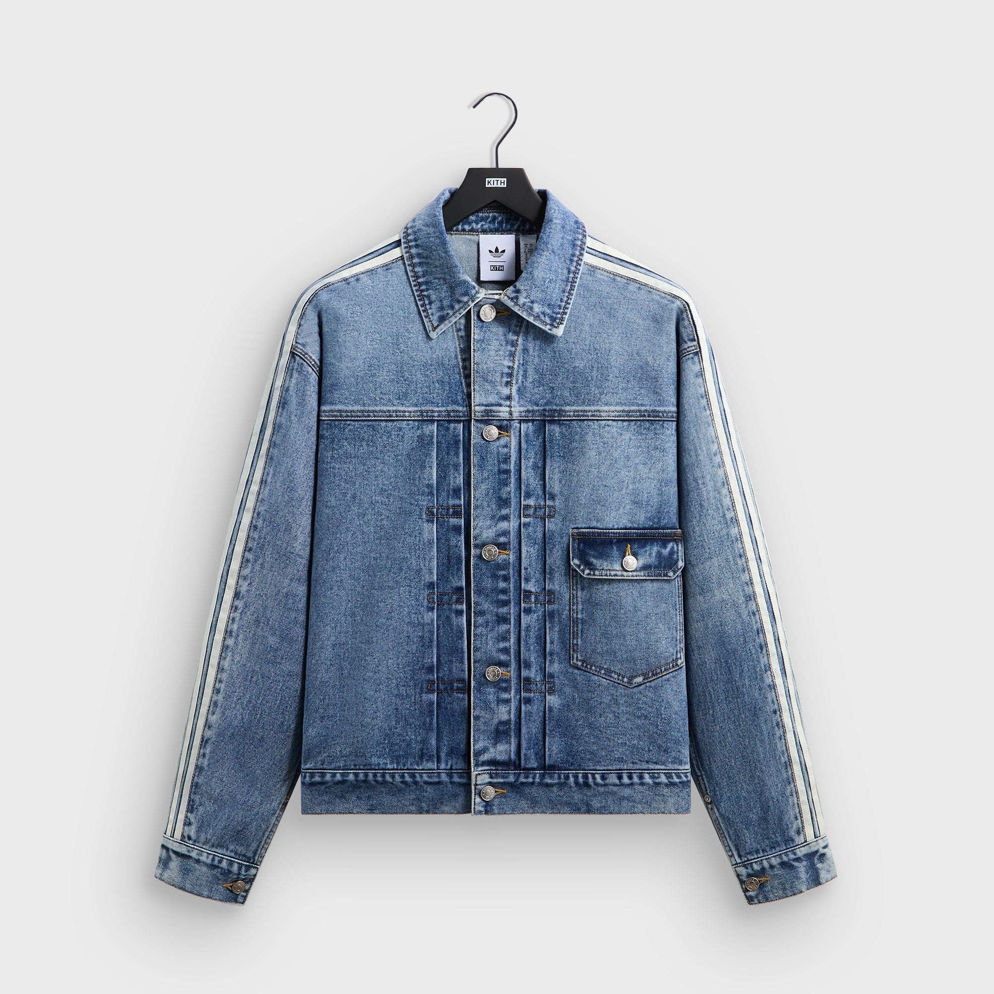 Kith & Messi for adidas Football Denim Jacket - Aurora / Ink