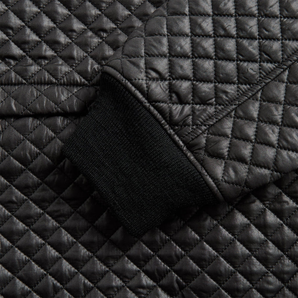 Engineered Garments Polyester Small Diamond Quilt Wind Pull - Black