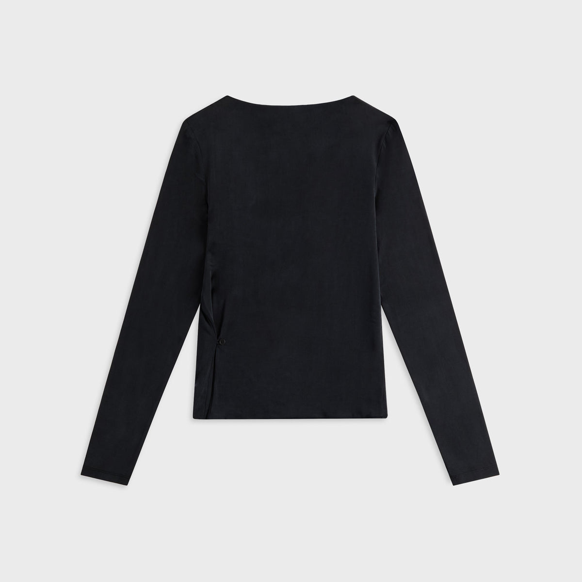 Peachy Den Kylie Long Sleeve Top - Black