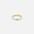 Yvonne Leon Alliance Mini Torsade Couleur Blanc - White Enamel