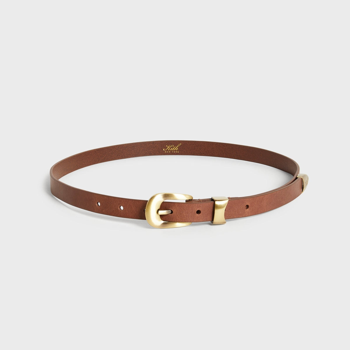 Kith Western Smooth Leather Belt - Zoom
