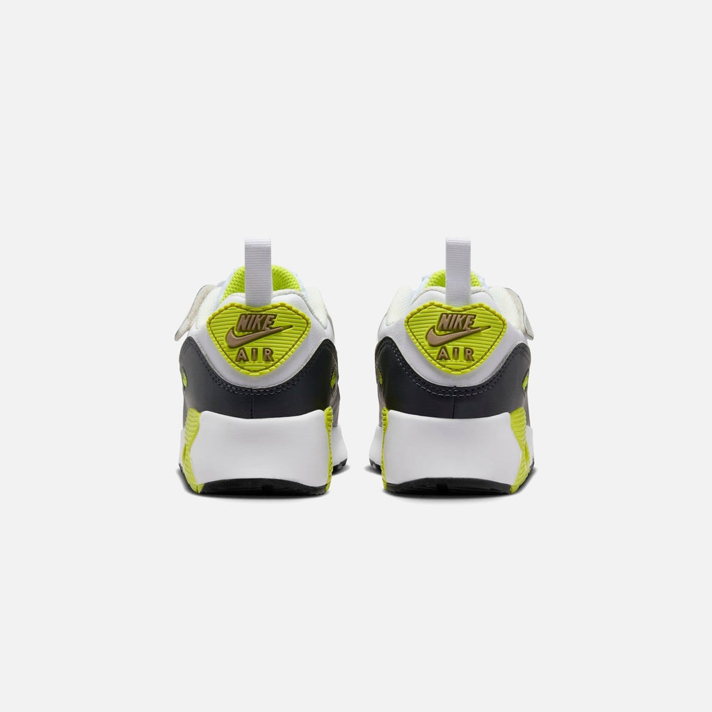 Nike PS Air Max 90 Easyon - White / Khaki / Cyber / Dark Smoke Grey