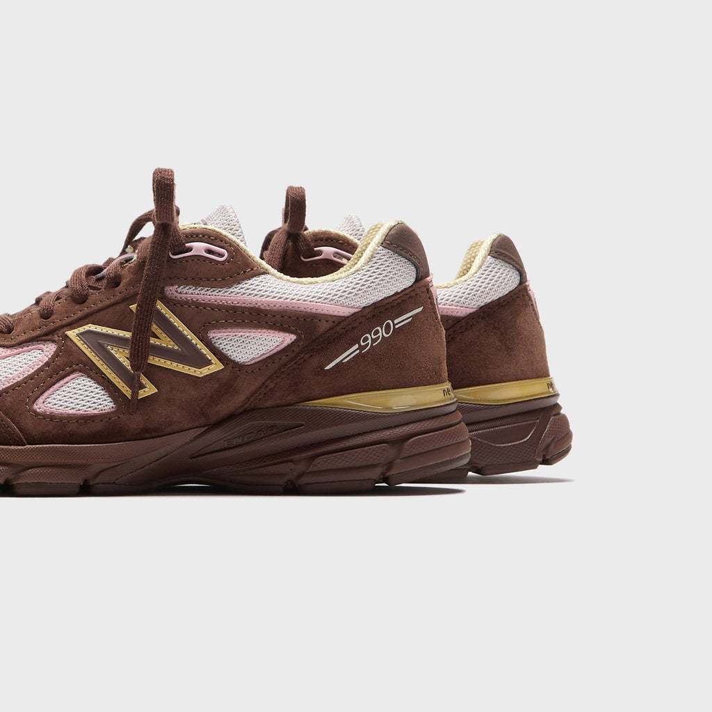 New Balance Made in USA 990v4 - Pumpernickel / Pink Chalk / Alabaster