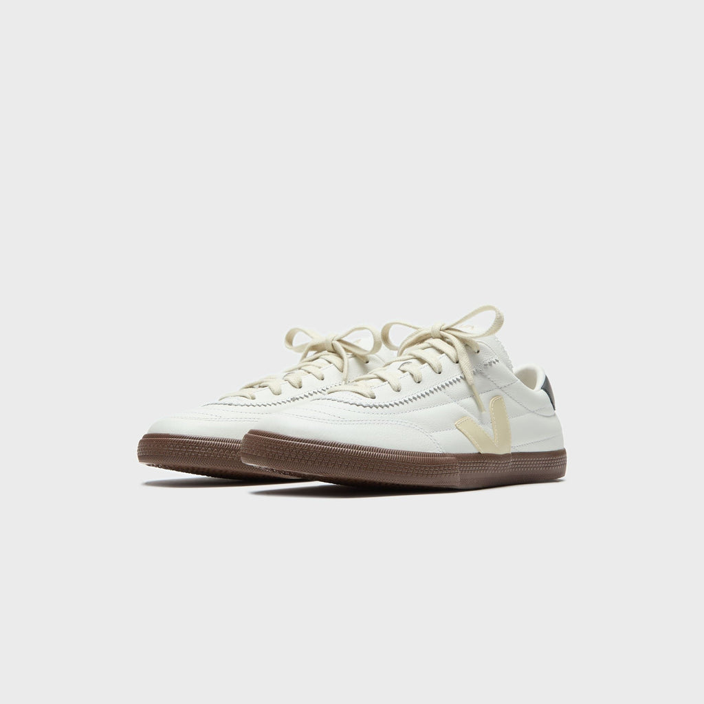 Veja Panenka Leather - White / Black / Bark