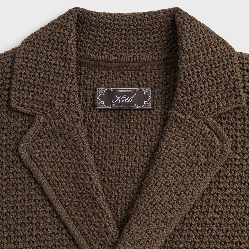 Kith Crochet Knit Raya Blazer - Underground