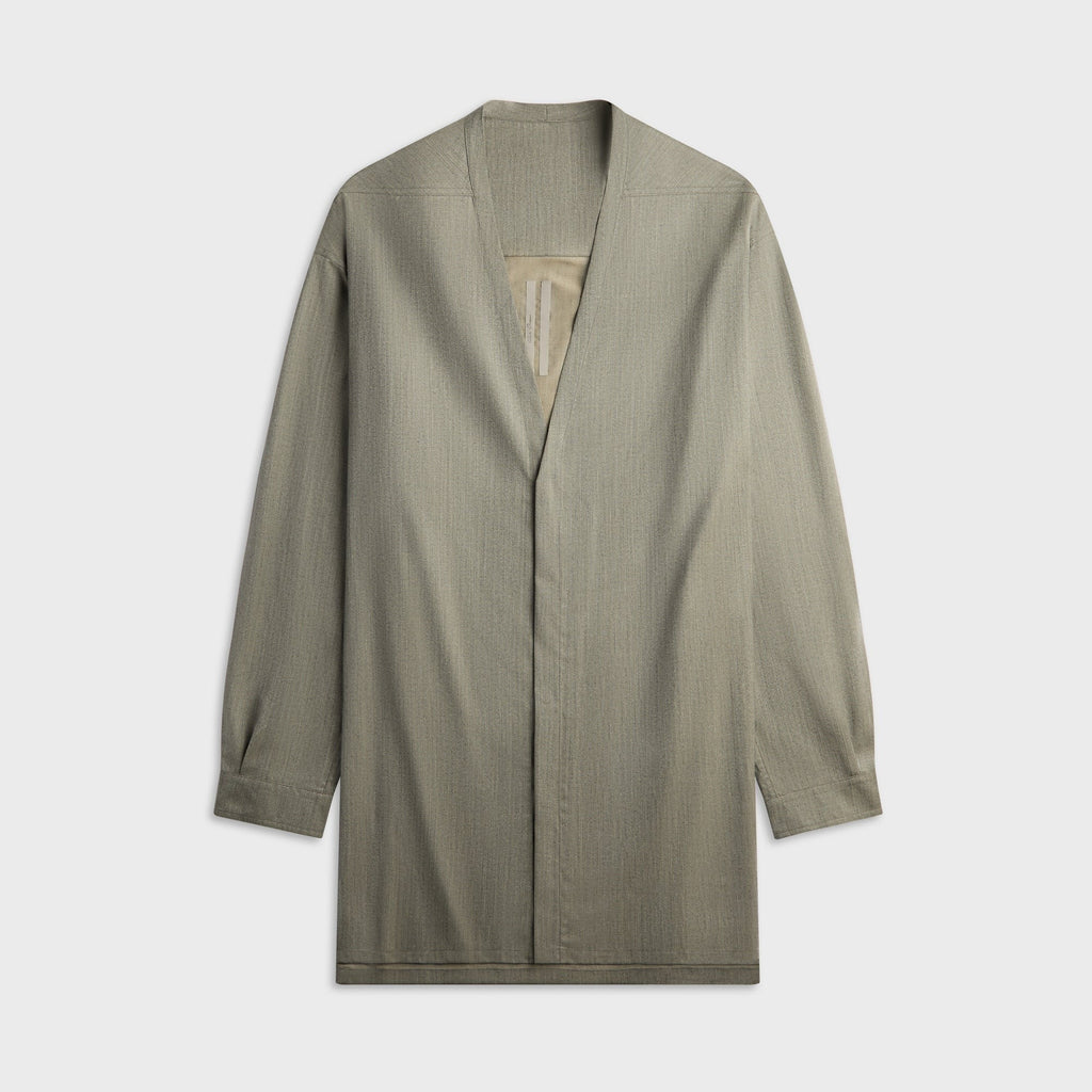 Rick Owens Camicia Concordian Shirt - Grey Melange