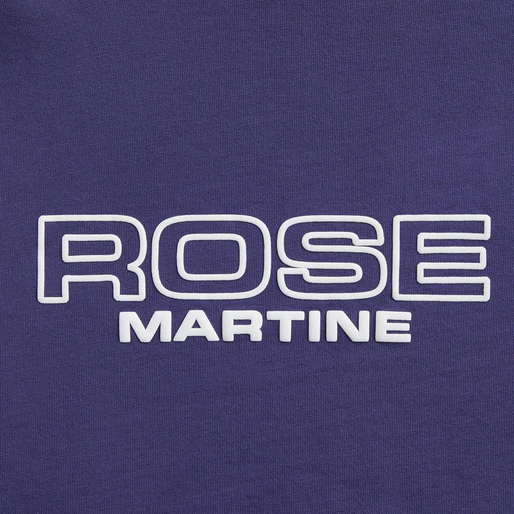 Martine Rose Oversized Panelled Tee - Purple Indigo