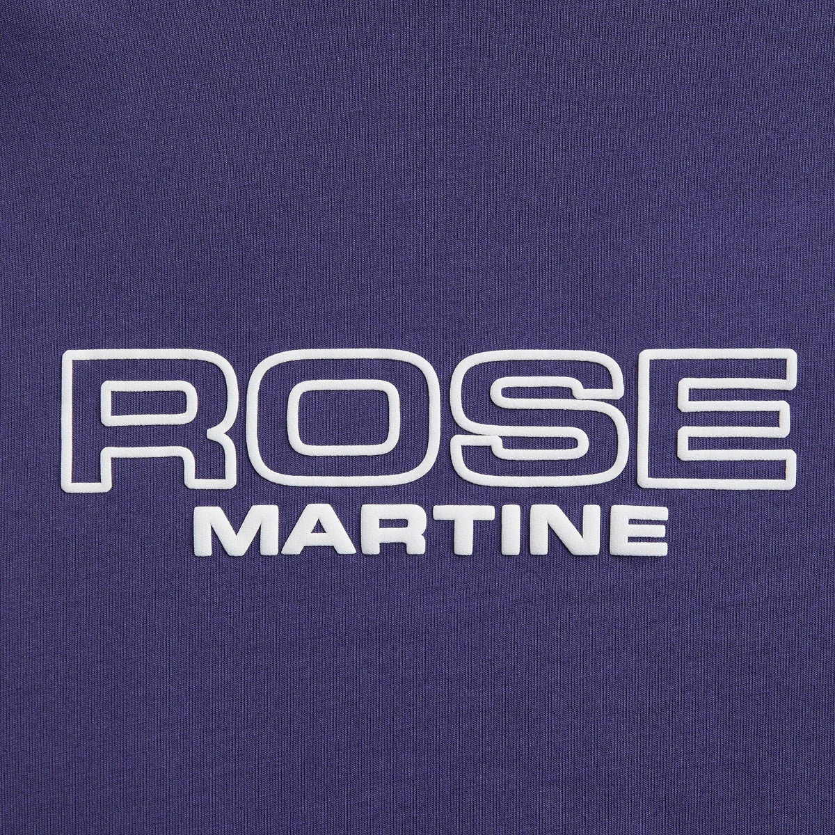 Martine Rose Oversized Panelled Tee - Purple Indigo