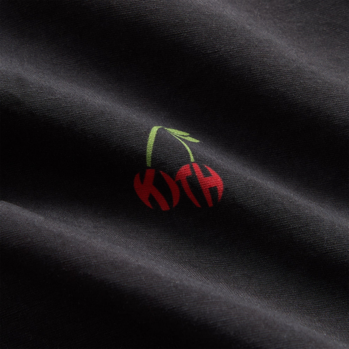 Kith Printed Cherry Cupro Linen Active Short - Black