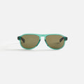 Bottega Veneta Mens 55 Sunglass Recycled Acetate - Green