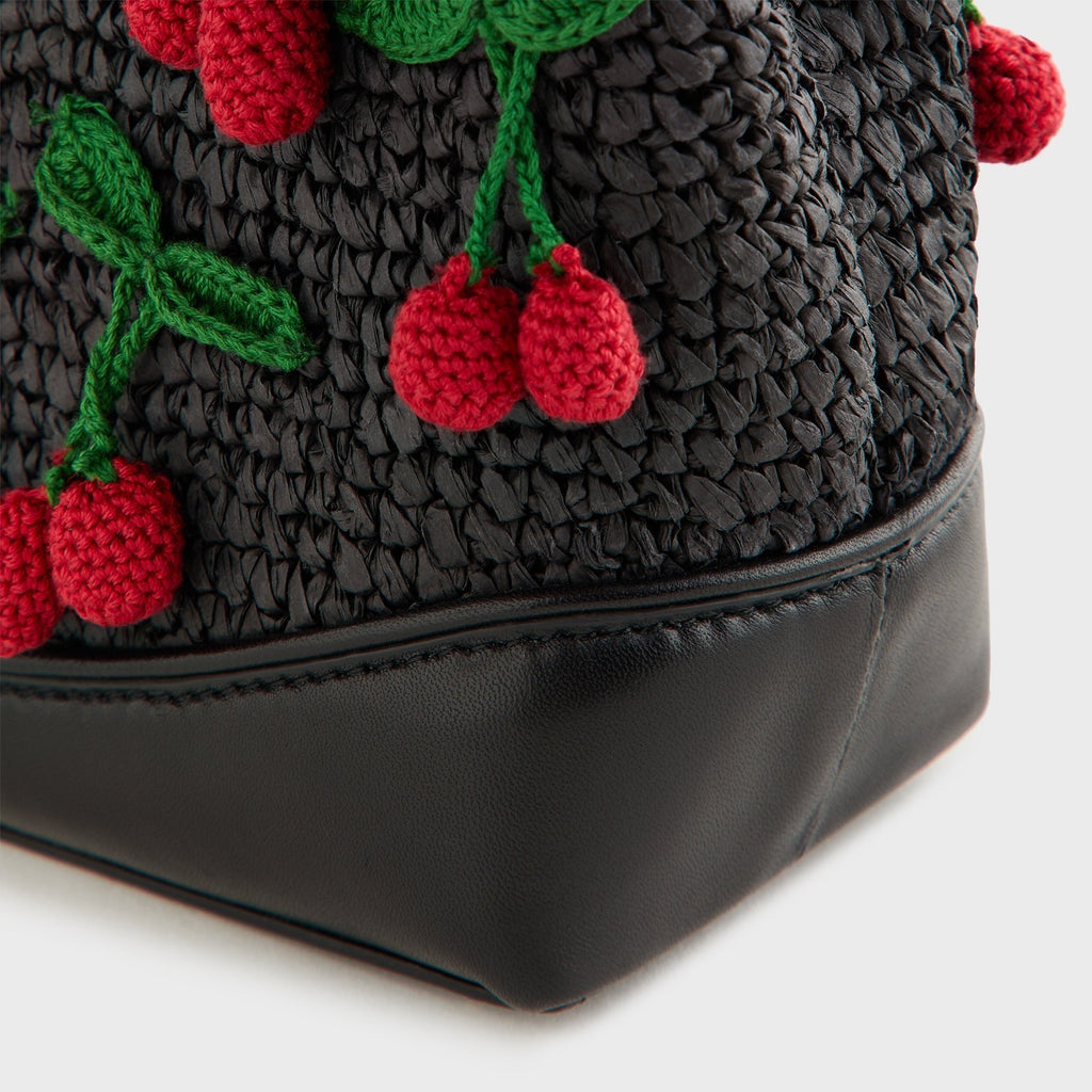 Kith Women Cherry Raffia Mini Katie - Black
