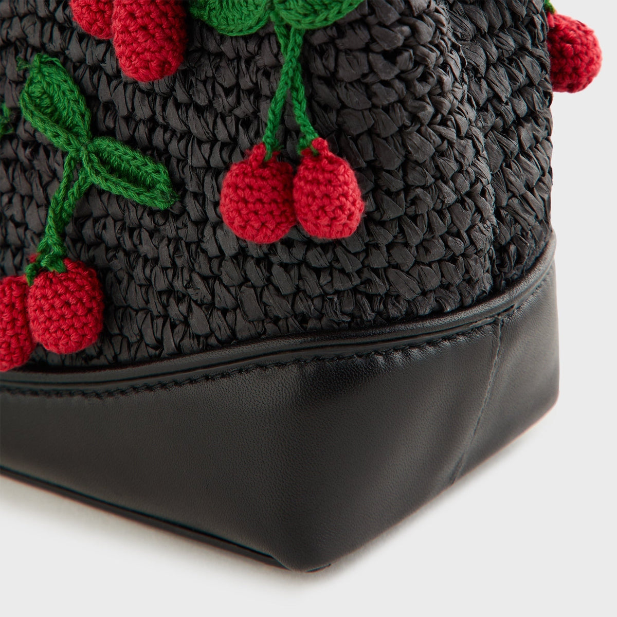 Kith Women Cherry Raffia Mini Katie - Black