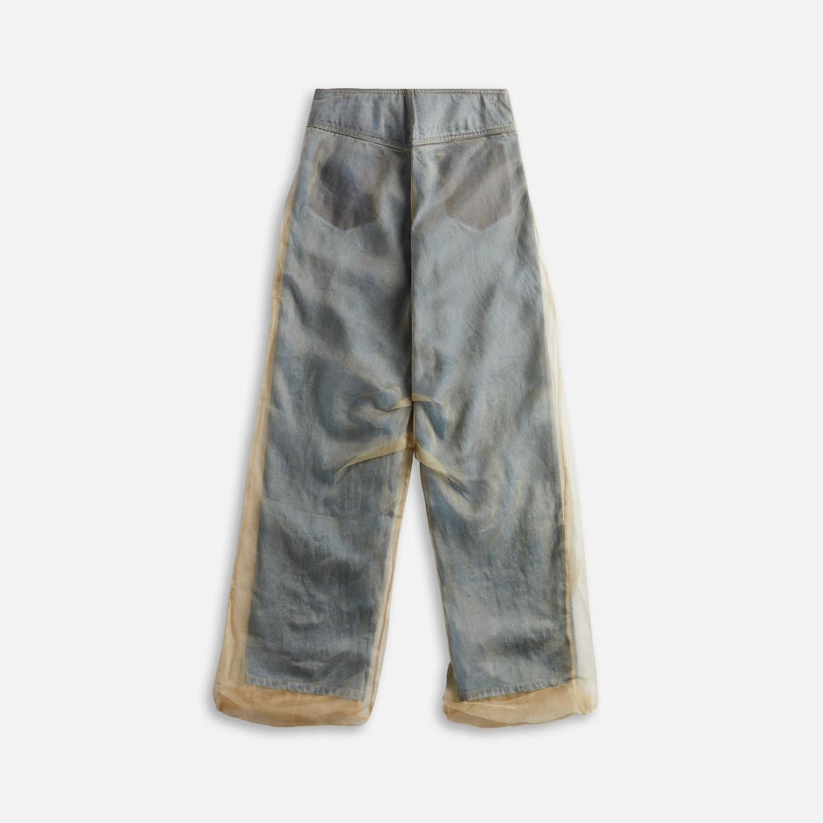 Christopher Esber Silk Parchment Denim Jean - Blue