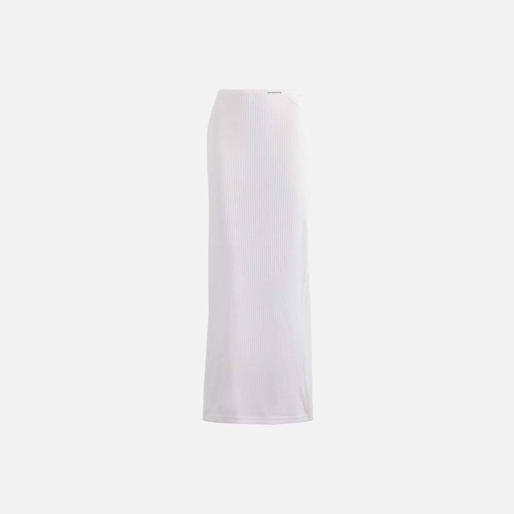 Alexander Wang G String Floor Length Skirt - White