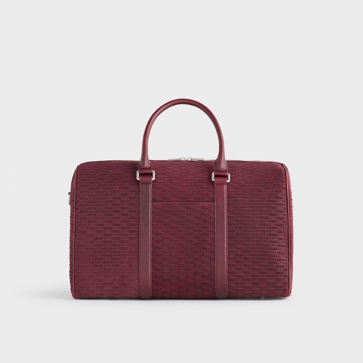 Kith Monogram Suede Traveler K40 Bag - Magma