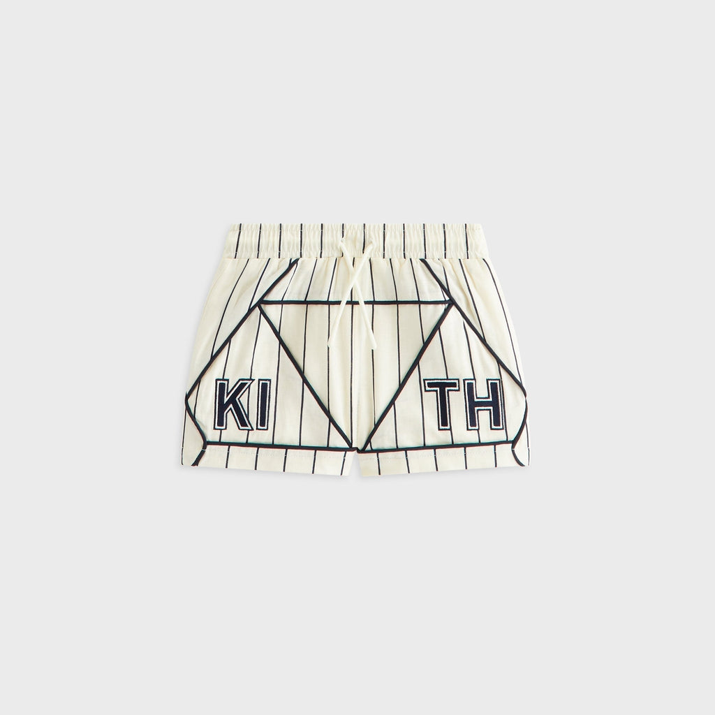 Kith Baby Pinstripe Baseball Turbo Short - Silk