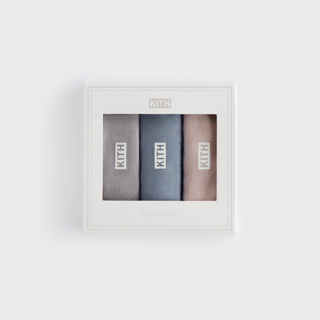 Kith Baby Palette 3-Pack Bodysuit - Argon
