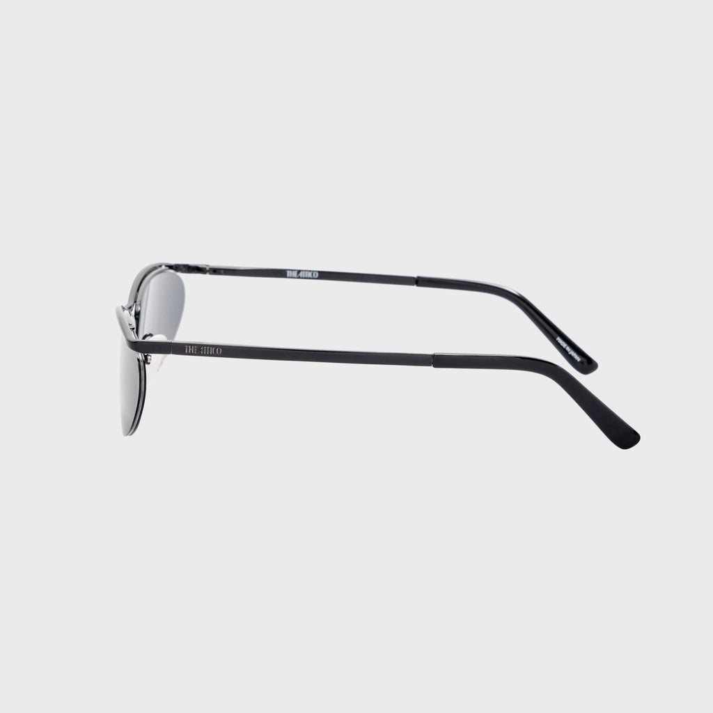 The Attico Charlotte Sunglasses - Shiny Black / Grey