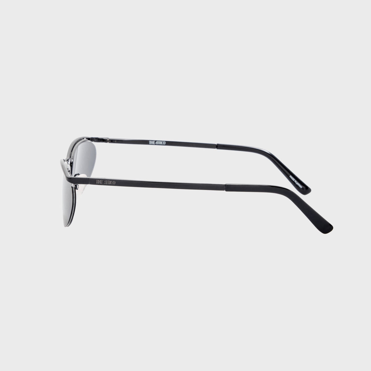 The Attico Charlotte Sunglasses - Shiny Black / Grey