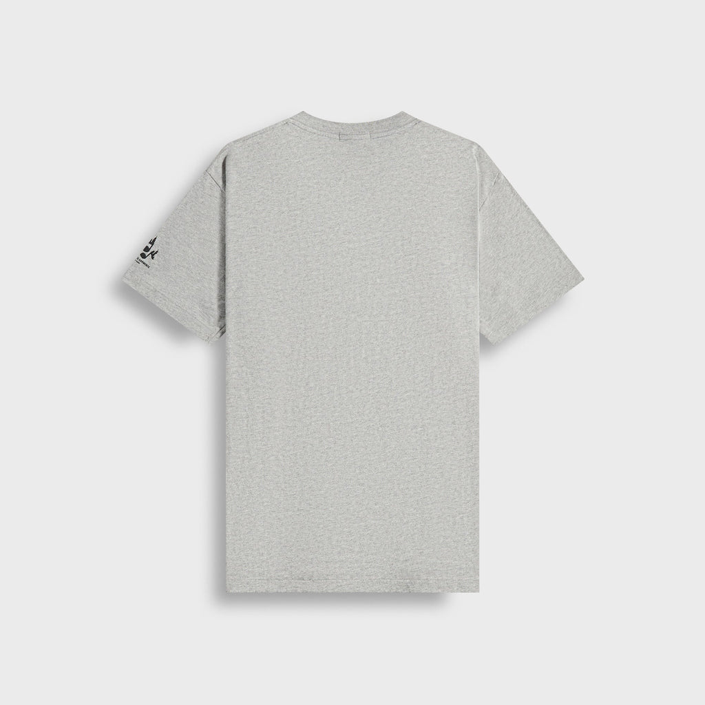 Engineered Garments Printed Cross Crew-Neck Tee - Grey Cosmopolitanism