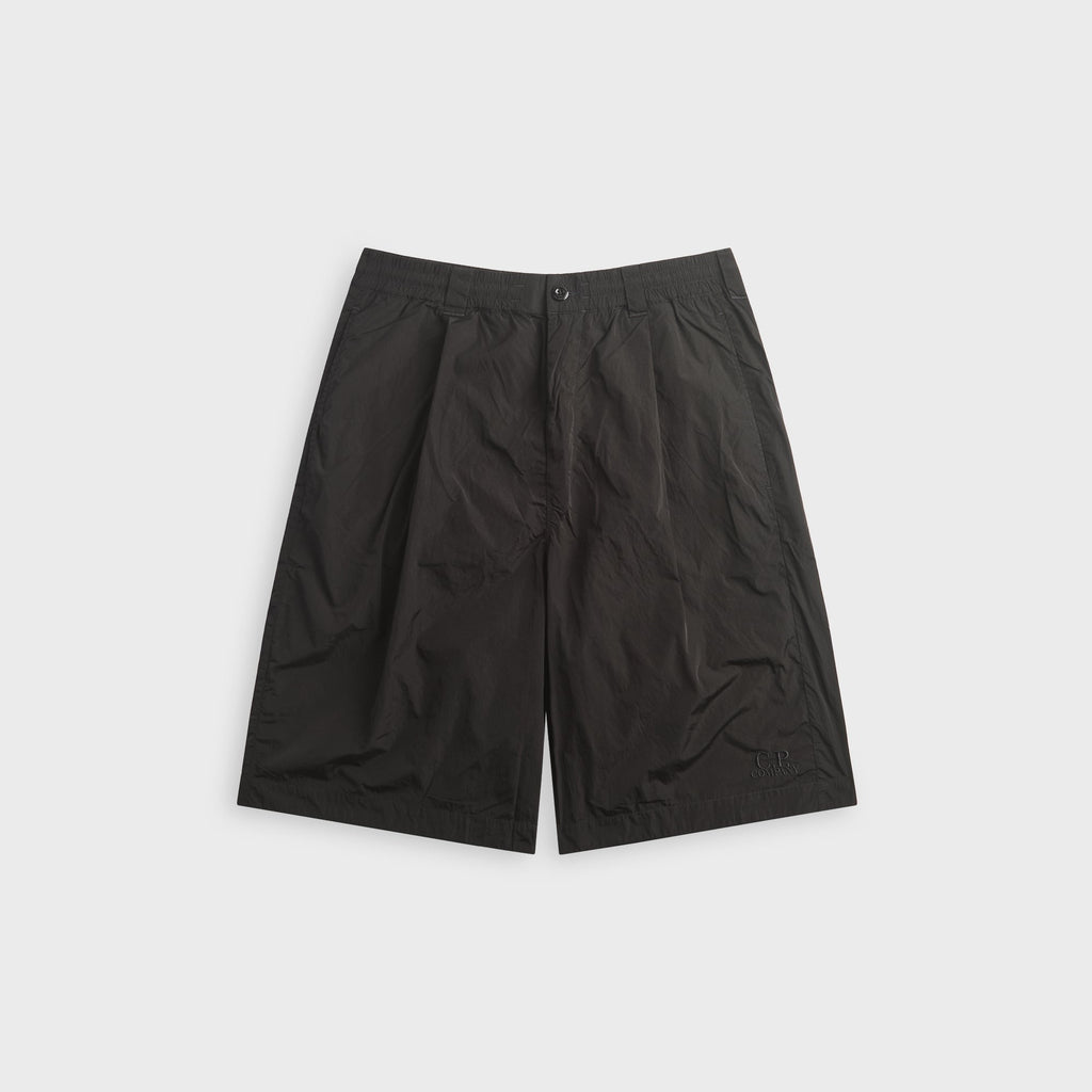 C.P. Company Chrome-R Lens Boxy Cargo Short - Black