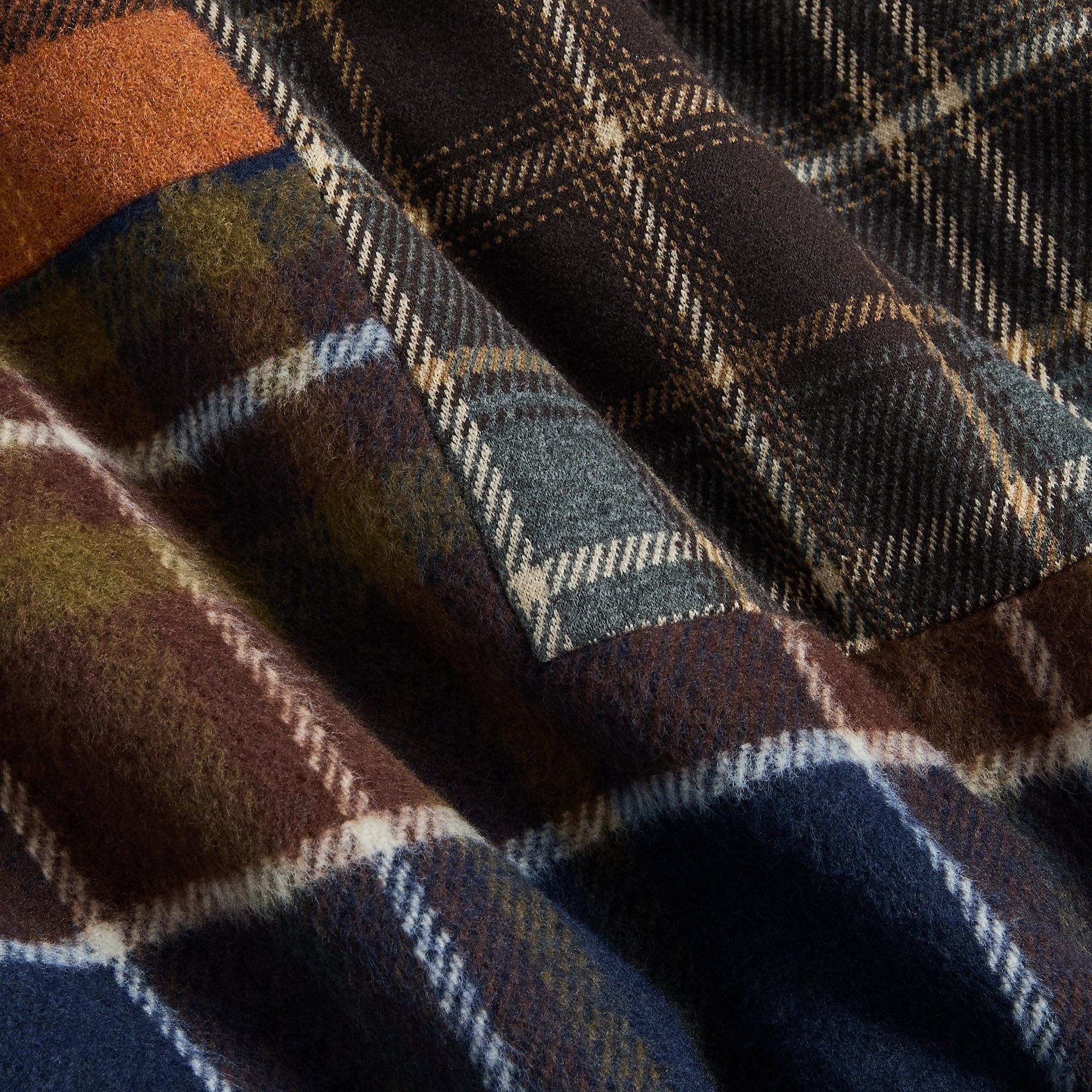 Kith Kids Patchwork Plaid Ellis Jacket - Kindling - PH