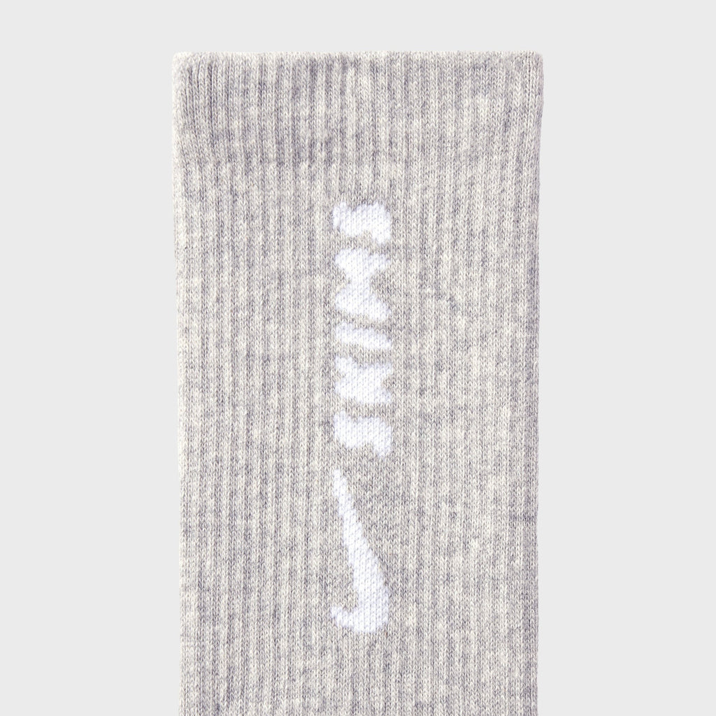 NikeSKIMS 3-Pack Dri-FIT Crew Socks - Bubblegum / Snow / Heather Grey