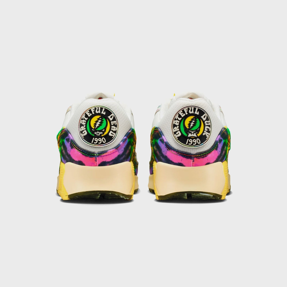 Nike x The Grateful Dead x University of Oregon Air Max 90 - Sail / Green Shock / Yellow Strike