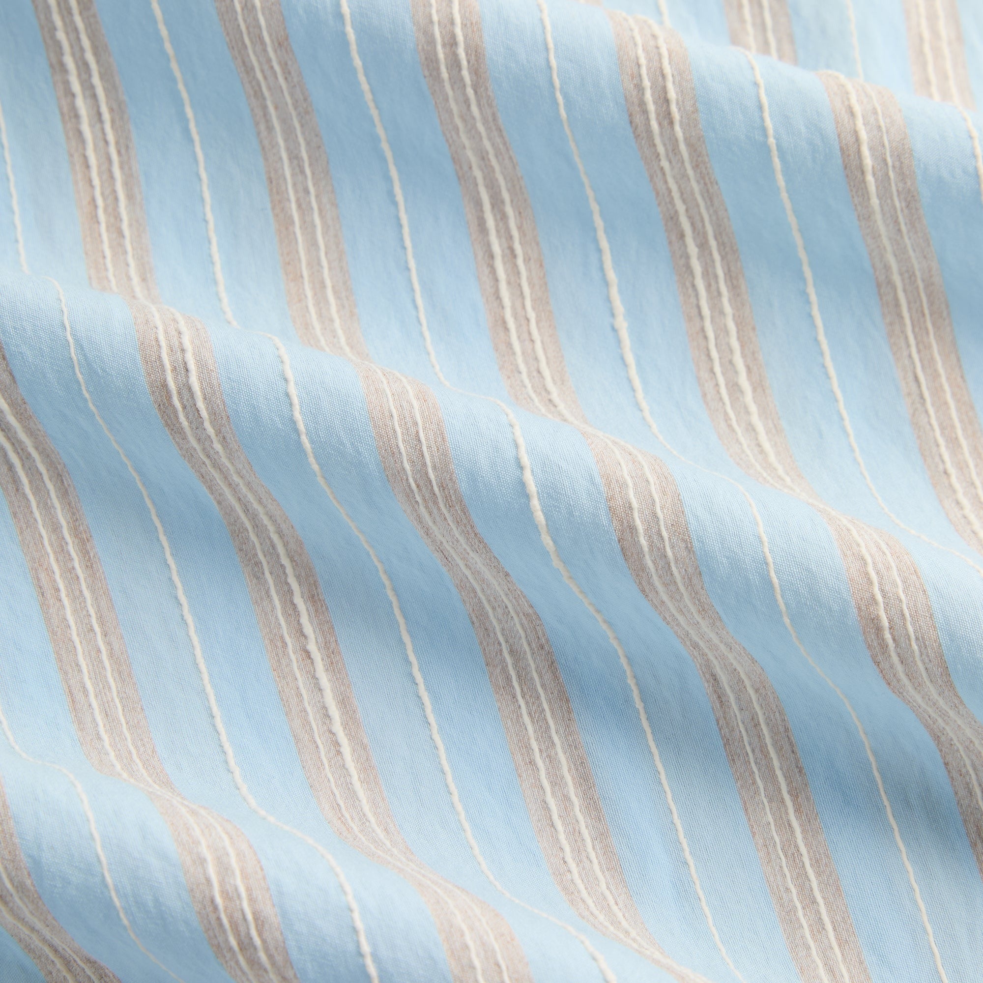 Kith Barre Stripe Long Sleeve Gianni Shirt - Serene