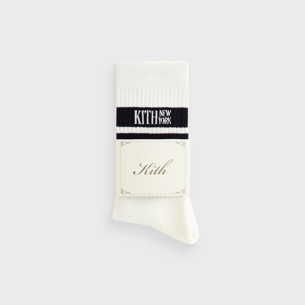 Kith Calf Stripe Socks - Silk