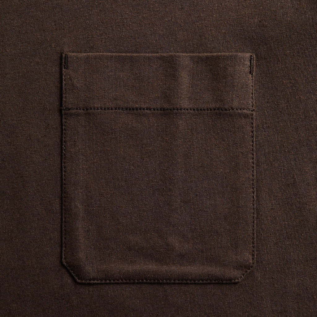 Lemaire Boxy Short Sleeve Tee - Ristretto