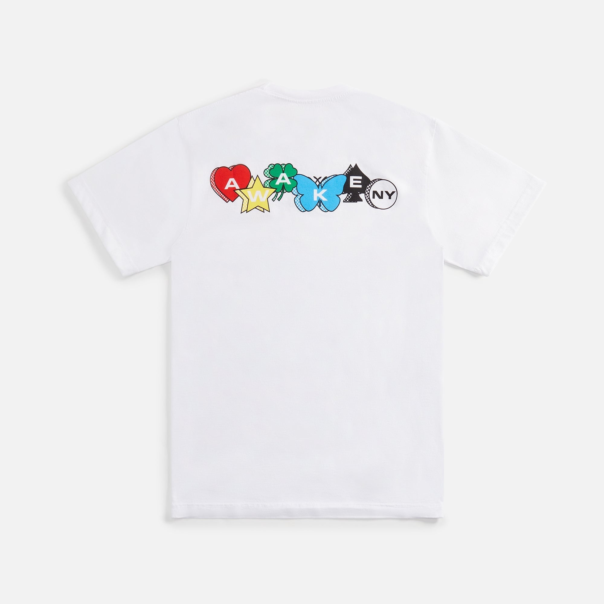 Awake NY Printed Charm Logo Tee - White