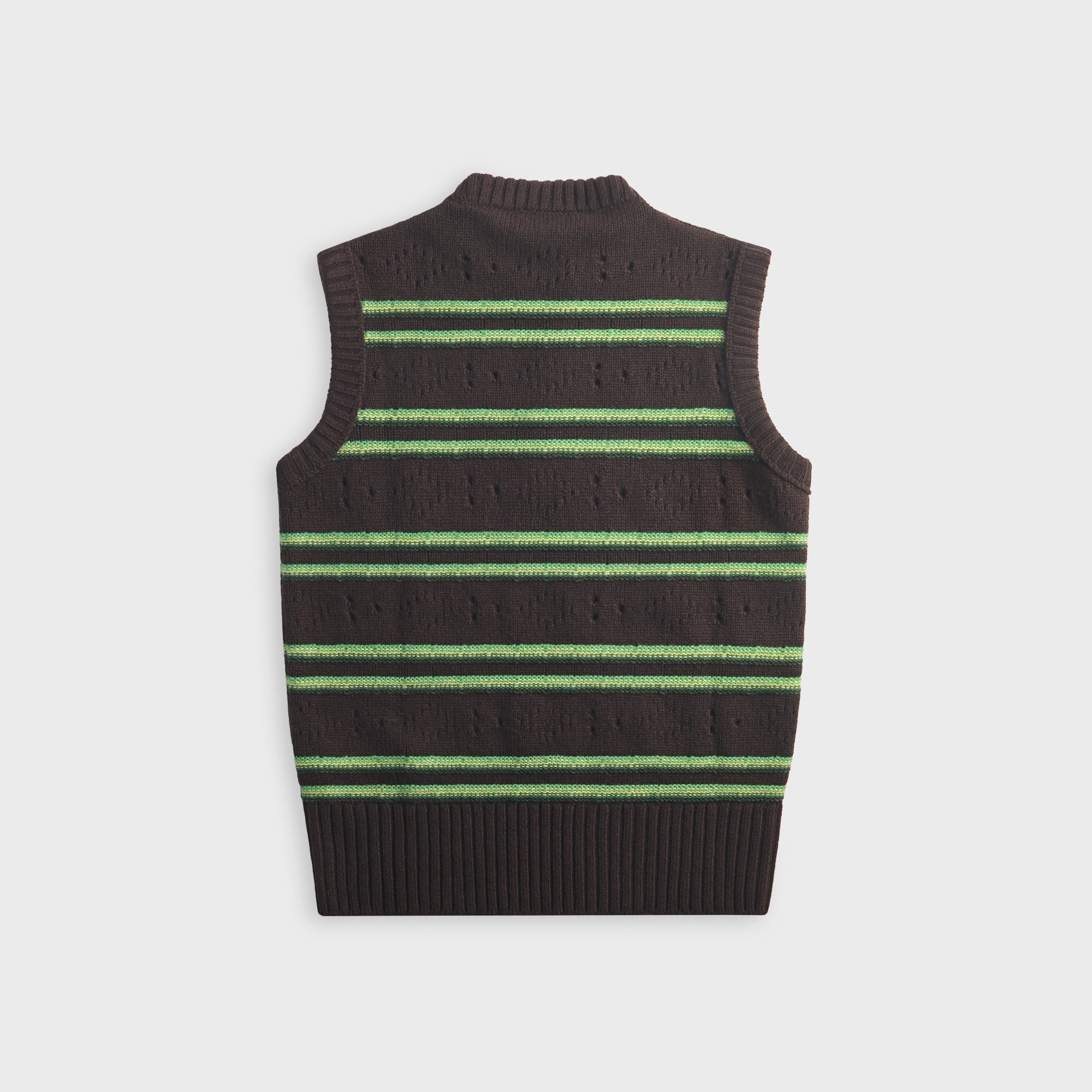 Marni Cashmere Vest With Openwork Knit - Brown