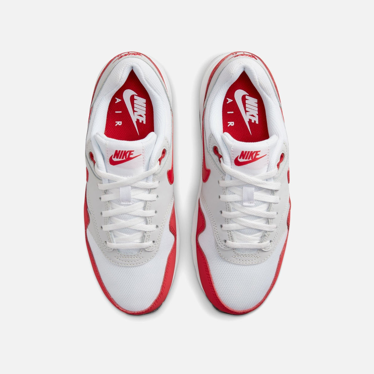 Nike GS Air Max 1 - Neutral Grey / University Red / White / Black